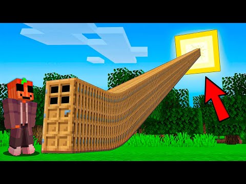 Encontré la PUERTA Más LARGA Hasta el SOL en Minecraft!