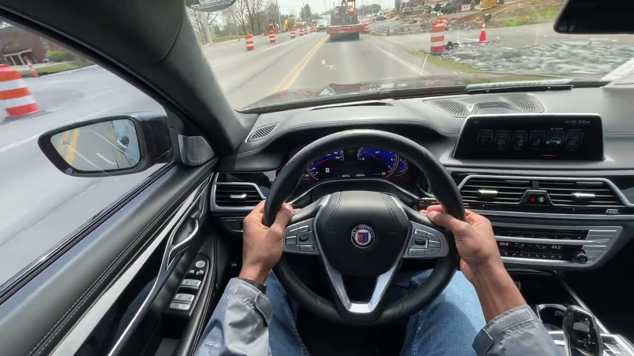 2017 BMW Alpina B7 POV Test Drive (4.4 Twin-Turbo V8 ...