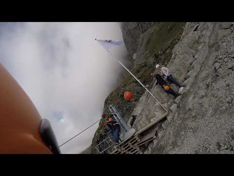 Slide Tyrolienne barrage Grande Dixence
