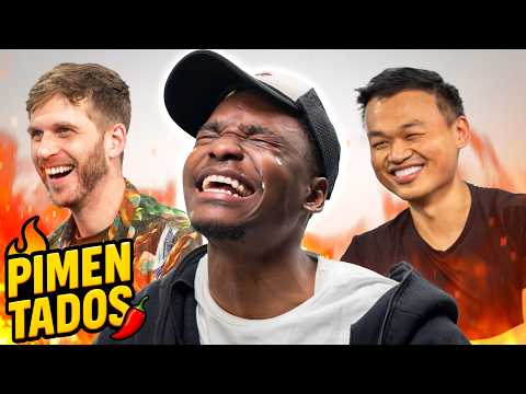 3 CONTINENTES provando as PIMENTAS mais ardidas do mundo!
