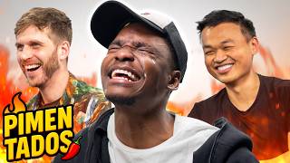 3 CONTINENTES provando as PIMENTAS mais ardidas do mundo!