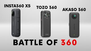 Insta360 X5 vs AKASO 360 vs TOZO AnyVue - Does Insta360 Still Dominate the Market?
