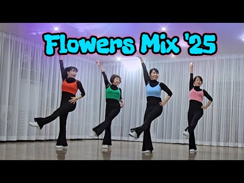 Flowers Mix '25 Line Dance (Beginner)/Nelly Wahyuni Nema (INA) - January 2025