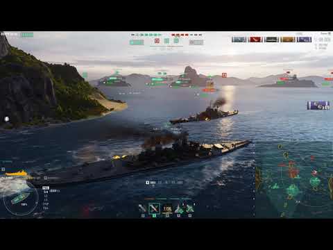 WoWs : Ohio shoot BOOM