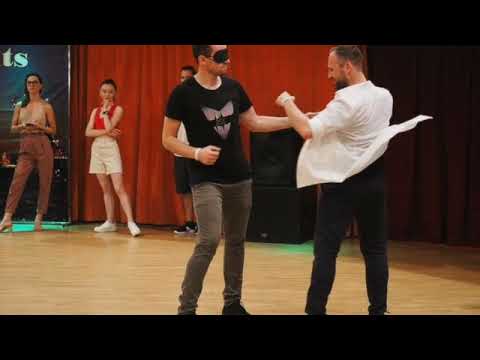 West Coast Swing Impro, Paolo Iannello und Marvin Köhler - Blind Strictly WCS Nights 2021