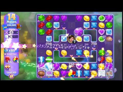 Wonka's World of Candy Level 409 - NO BOOSTERS + FULL STORY 🍫 | SKILLGAMING ✔️