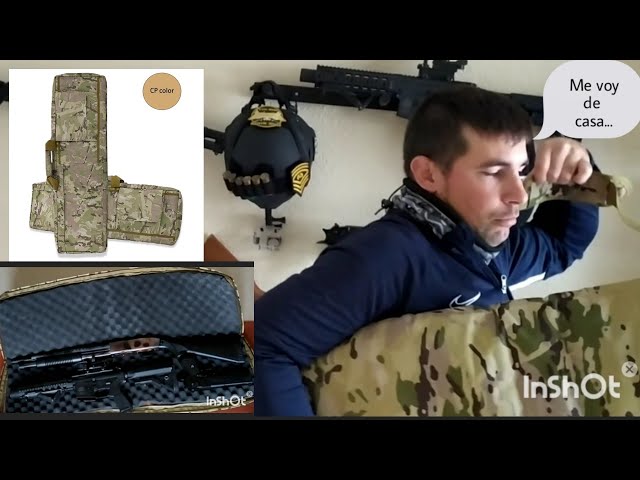 Vídeo relacionado con Airsoft Armas Mochila para Fusil Bolsa Flexible para Fusil Bolsa Táctica para Fusil Bolsa para Pistola Airsoft Funda Escopeta Porta Caza para Almacenar Transportar A,81CM