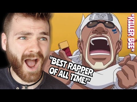BEST RAPPER EVER?!! | KILLER BEE RAP *English Version* | Naruto Shippuden | REACTION!!