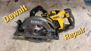 How to repair a Dewalt Flexvolt brushless circular saw, what is very loud.