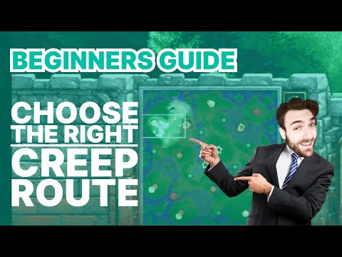 Beginners Guide: Creep Routes for all match ups on Tidehunters | Warcraft 3 | Human | Tutorial