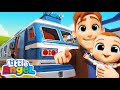 All Aboard The Choo Choo Train Little Angel Job And Career Songs Nursery Rhymes For Kids