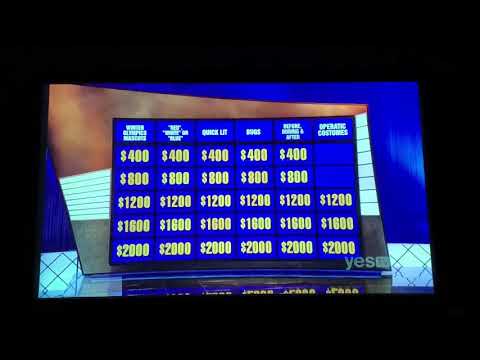 Double Jeopardy, 2011 Tournament Of Champions Day 6 - VIDEO (2nd) Daily Double (11/09/11)