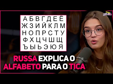 KATIUSHA EXPLAINED THE RUSSIAN ALPHABET TO TICA
