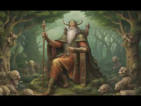 Dagda - Irish god of the earth and father figure, known for his magical club