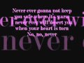 Texas Lightning - No, no Never (lyrics).