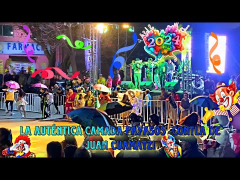Carnaval Yauhquemehcan Tlaxcala Camada payasos contla 2024