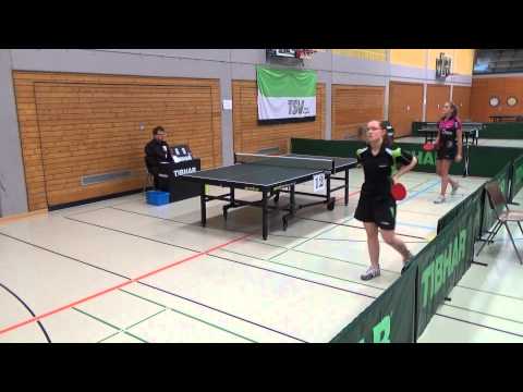 TT Bayerische Jugendm  2014 Ansbach  2Sarah Mantz152Kolbermoor vs S Horlebein171 Hofstetten