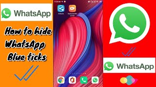 How to Disable Two Blue Tick Marks in Whatsapp Read Messages | How to hide whatsapp blue ticks |