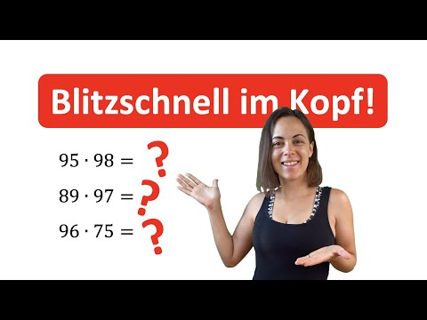 🤯🤩 WUSSTEST DU DAS? | Verblüffender Rechentrick | Große zweistellige Zahlen im Kopf multiplizieren