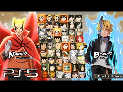 Naruto Storm Connections (PS5) - Unlock ALL NEW Characters & Transformations (4K 60FPS)