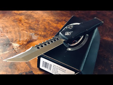 Microtech Halo 6 hellhound unboxing and first impressions .