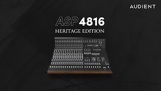 Video thumbnail for Introducing the Audient ASP4816 Heritage Edition Console by Audient