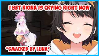 Ririka gets smacked by Luna and begs for a butt attack to Ayame