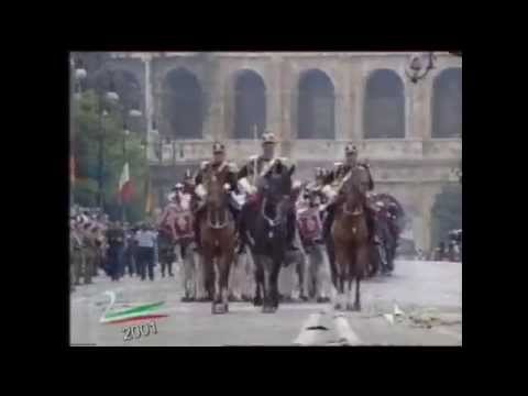 la Fanfara della Polizia di Stato a cavallo - Roma  parata del 2 giugno 2001