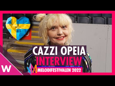 Cazzi Opeia – “I Can't Get Enough” | Melodifestivalen 2022 Interview after Jury Final in Stockholm