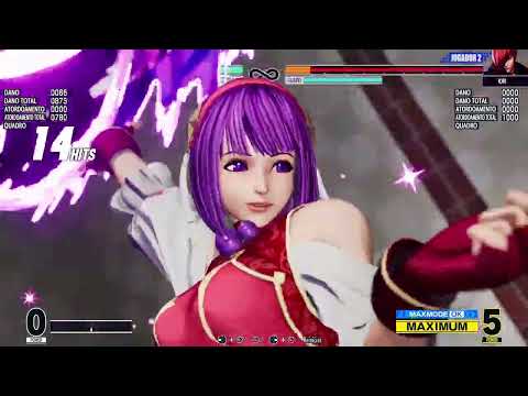 KOF XV : Athena Infinity & Stun & TOD & 100%