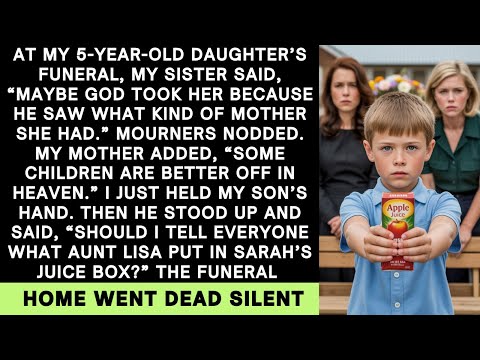 Al funerale di mia figlia, la mia famiglia mi ha dato la colpa, finché mio figlio non ha rivelato...