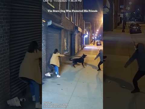 The Brave Dog Who Protected His Friends ❤️ A Heartwarming Moment!