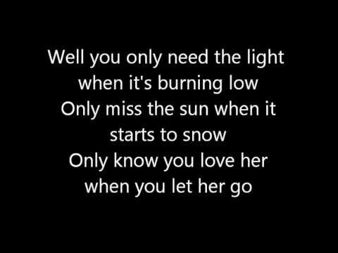 passenger- let her go (lyrics video)