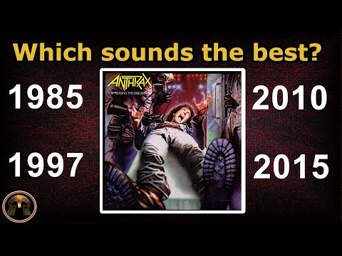 ANTHRAX (original vs. remaster) ...Spreading the Disease  アンスラックスの狂気のスラッシュ感染