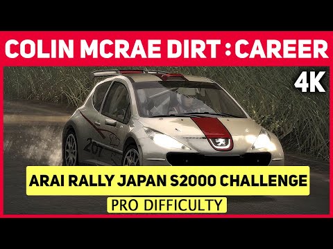 Colin McRae DiRT in 4K - Career - #8 Arai Rally Japan S2000 Challenge - Pro Difficulty