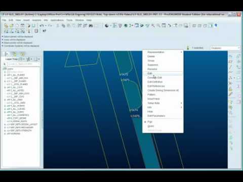 Top-down Design Tutorial 2 for Pro/Engineer Wildfire Creo.wmv