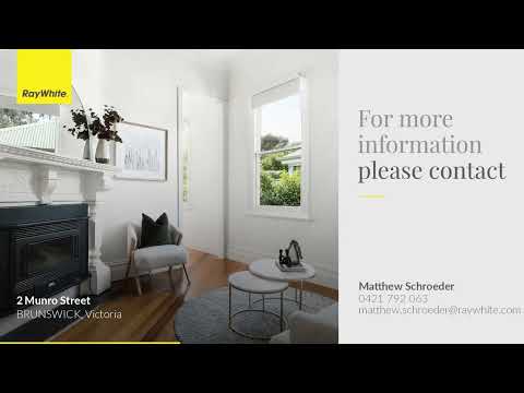 2 Munro Street, Brunswick, VIC 3056, 2 Schlafzimmer, 1 Badezimmer, House