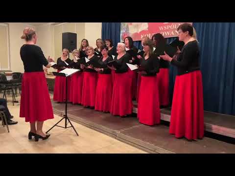 Chór Canzona w wyk. kolędy "Przylecieli Aniołkowie" na X kolędowaniu w Sienicach 31.01.2026r 