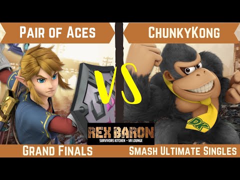Rex Baron 6 Grand Finals - Pair of Aces (Link) Vs. ChunkyKong (Donkey Kong)