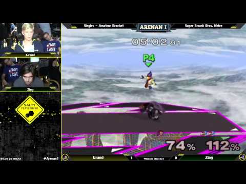 Arenan I - Grand (Ganondorf) Vs. Zing (Falco) - Melee Amateurs Winners Bracket