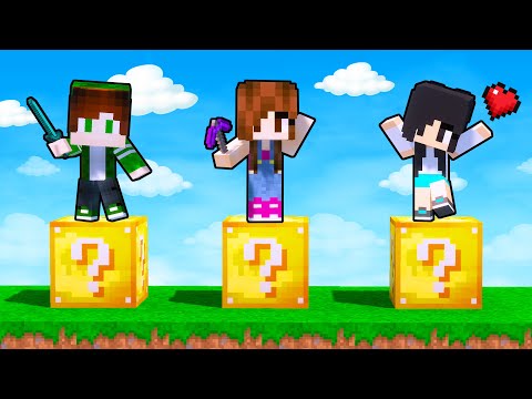 Little ones take on the Lucky Block challenge!