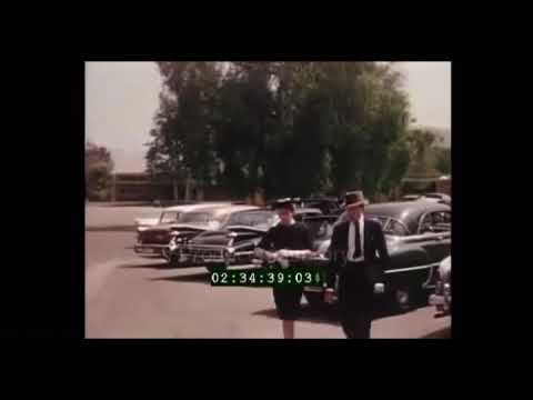 Rare Color Footage of Marilyn Monroe & Fred Astaire At The Christening of Clarke Gable March 1961