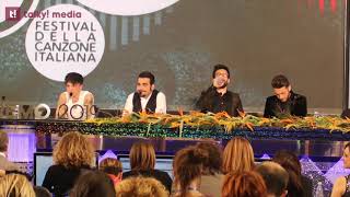 Sanremo 2019, Ultimo cede alle provocazioni &quot;Giornalisti avete rotto il c****&quot;