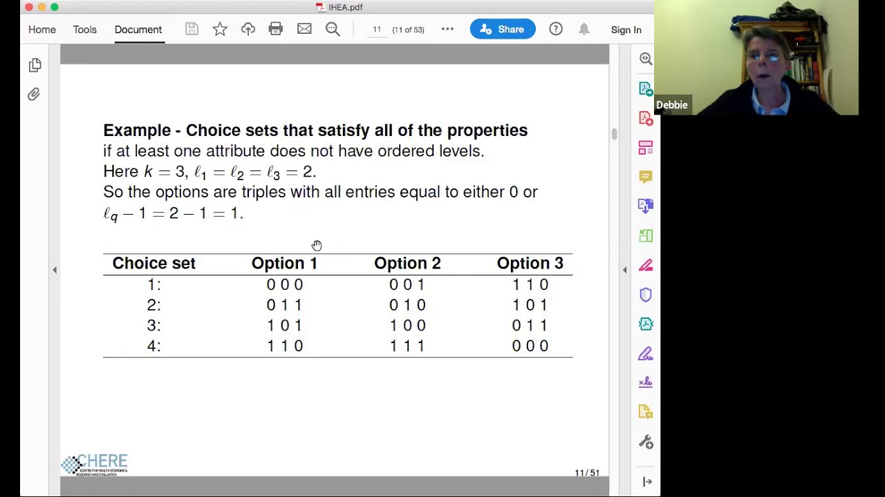iHEA Webinar - June 1, 2020: An Introduction to the Construction of Discrete Choice Experiments
