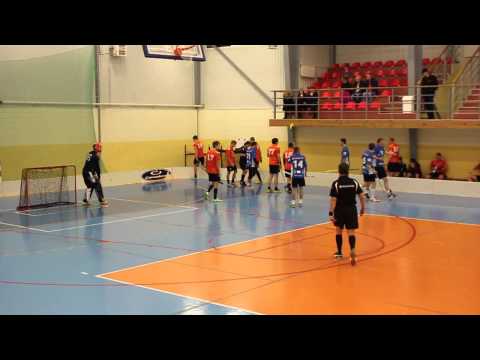 Florbols FK Irlava/Avant : FK Madona spēka paņēmiens bez 2.min. noraidījuma