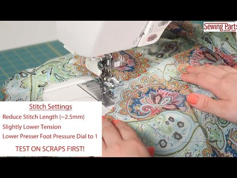 Sewing Minis (Ep 7): How to Sew Sheer Fabric