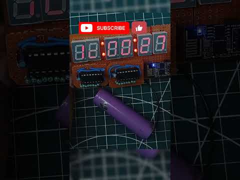 ⏰ DIY Internet-Synced Digital Clock! ?#ESP8266#DigitalClock #74HC595 #SevenSegment #IoT