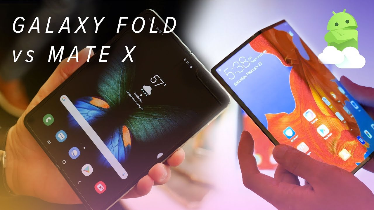 Samsung Galaxy Fold vs. Huawei Mate X: After Foldgate delay, time to wait for the Mate? - YouTube