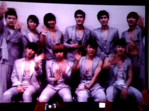 Super Junior Galaxy S Showcase - Pre-show Greetings
