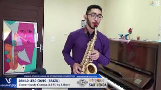 Danilo LEAO COUTO plays Concertino da Camera by J. Ibert #adolphesax